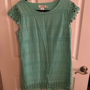 Women’s turquoise dress